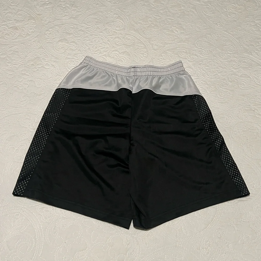 Champion Black and White Boys' Athletic Shorts with Frost Valley Logo